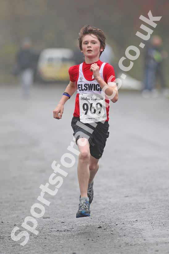 Under-13s 969, Heaton Harriers Memorial Road Race.